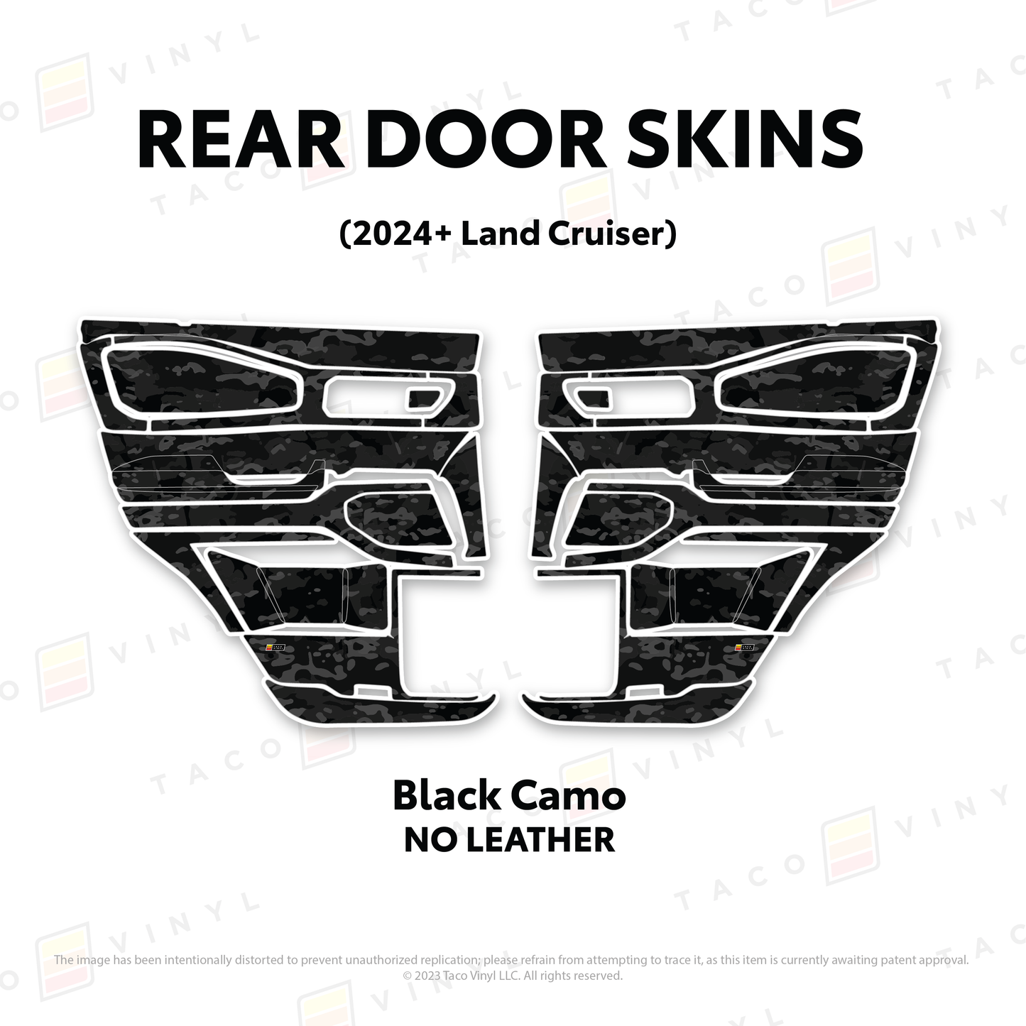 Taco Vinyl Land Cruiser 250 Door Skins | '24+ Land Cruiser