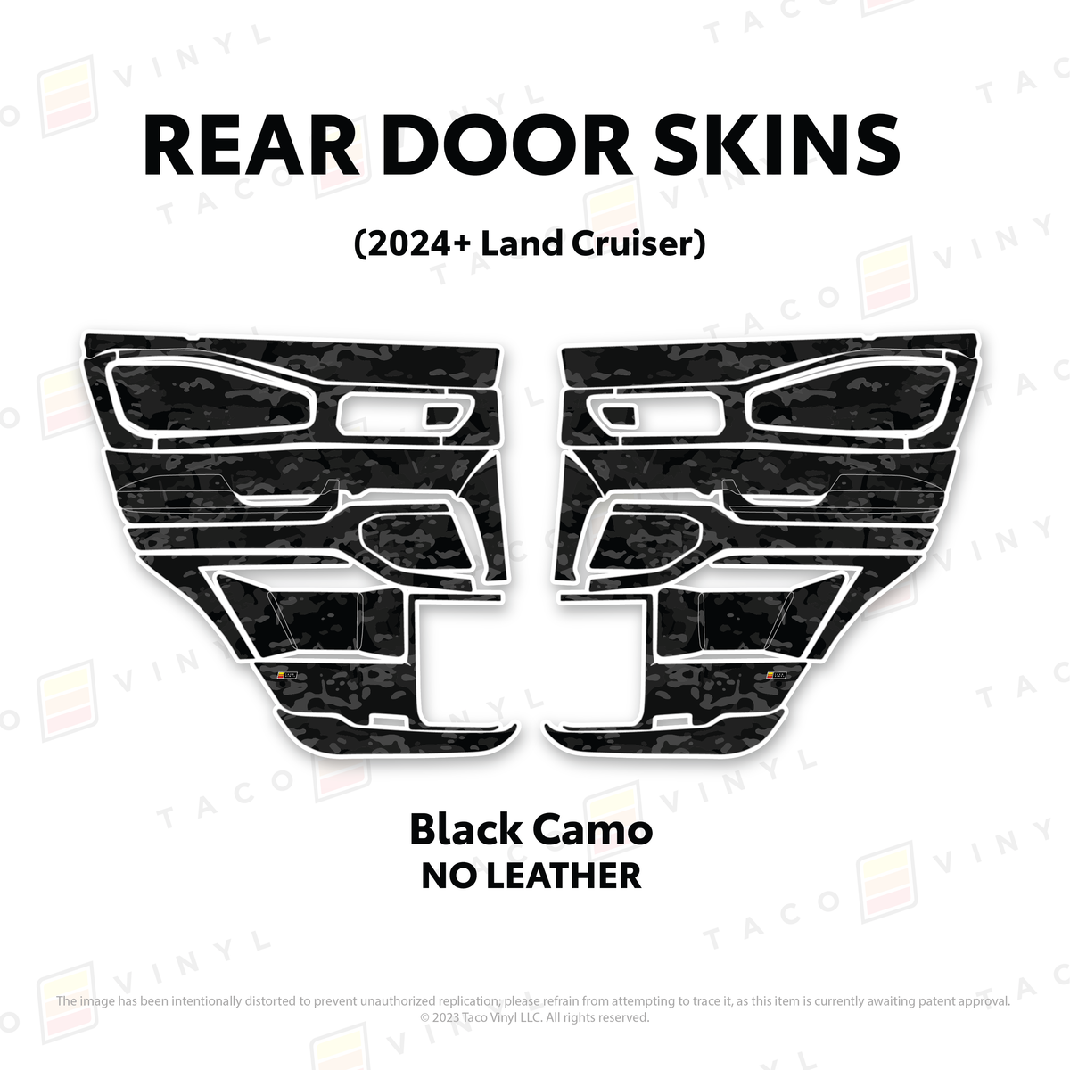Taco Vinyl Land Cruiser 250 Door Skins | '24+ Land Cruiser