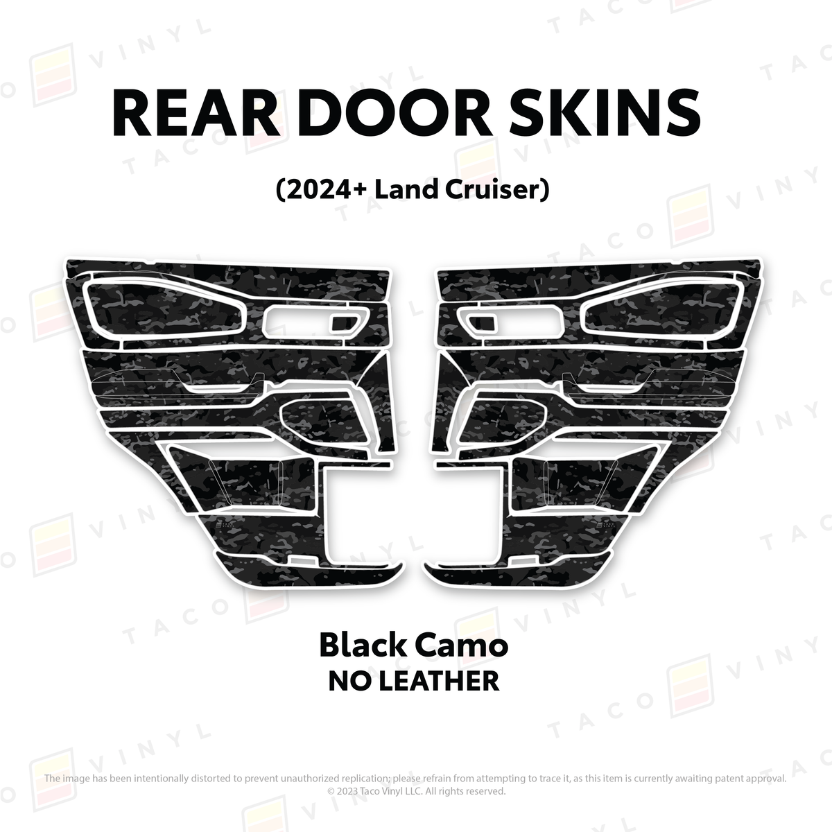 Taco Vinyl Land Cruiser 250 Door Skins | '24+ Land Cruiser