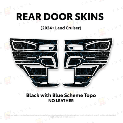 Taco Vinyl Land Cruiser 250 Door Skins | '24+ Land Cruiser