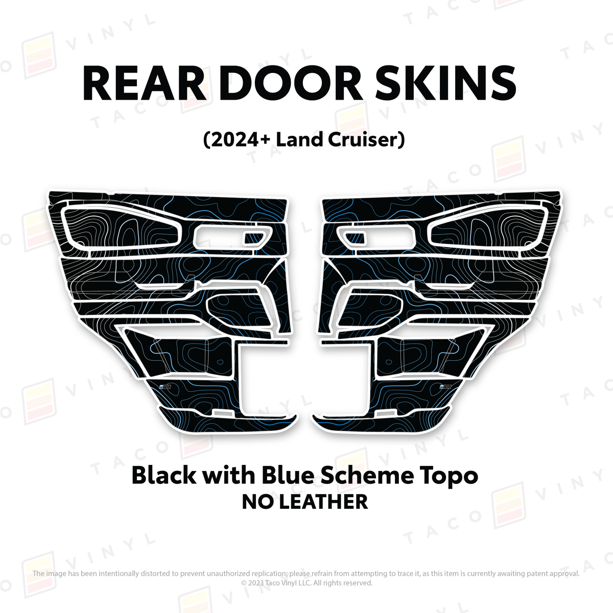 Taco Vinyl Land Cruiser 250 Door Skins | '24+ Land Cruiser