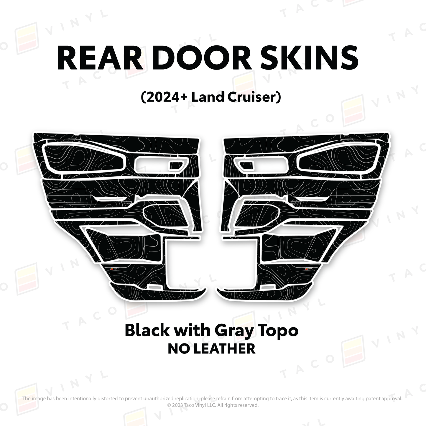 Taco Vinyl Land Cruiser 250 Door Skins | '24+ Land Cruiser