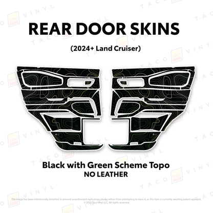 Taco Vinyl Land Cruiser 250 Door Skins | '24+ Land Cruiser