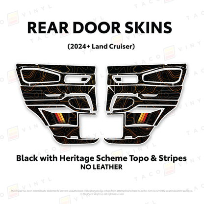 Taco Vinyl Land Cruiser 250 Door Skins | '24+ Land Cruiser