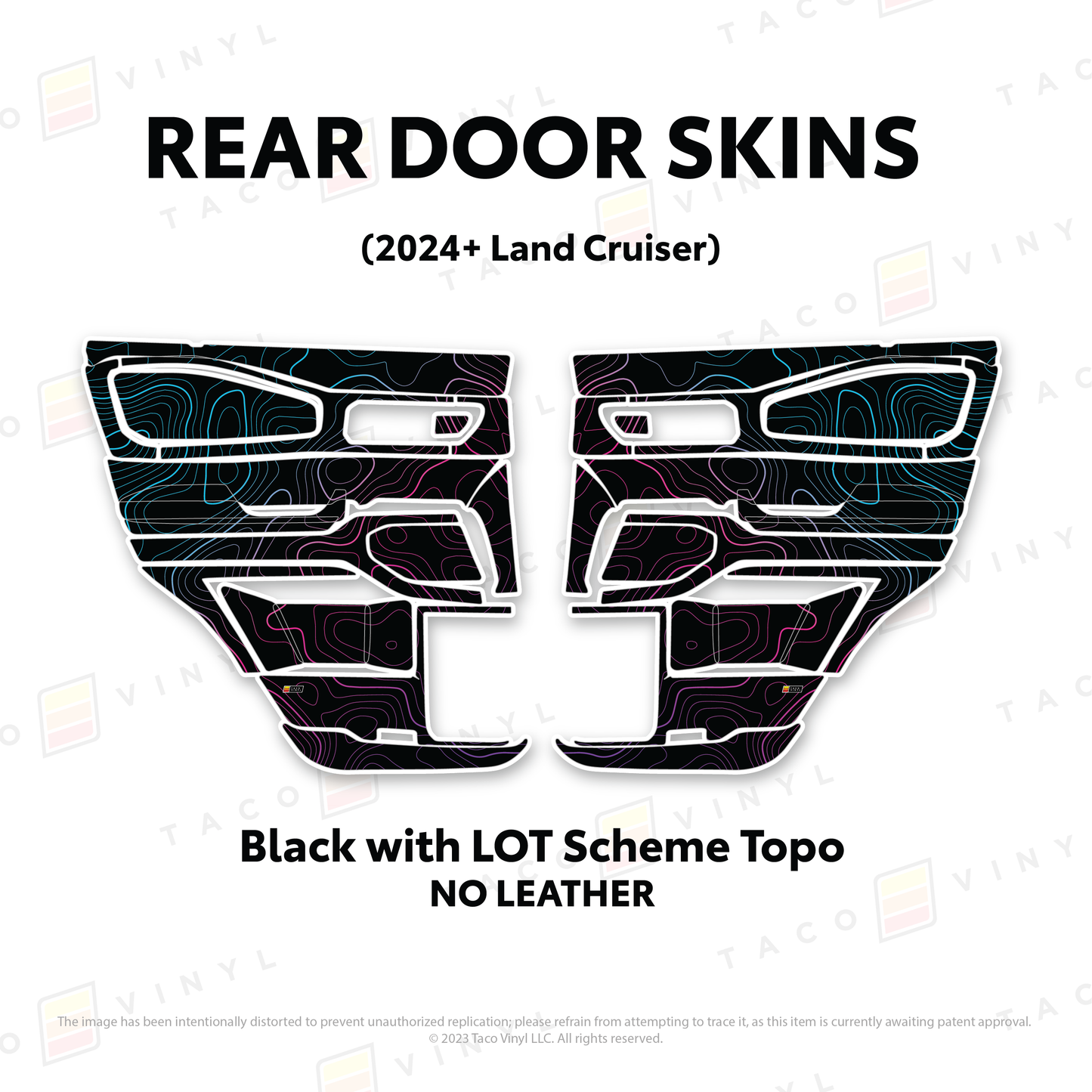 Taco Vinyl Land Cruiser 250 Door Skins | '24+ Land Cruiser