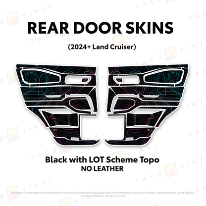 Taco Vinyl Land Cruiser 250 Door Skins | '24+ Land Cruiser
