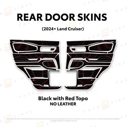 Taco Vinyl Land Cruiser 250 Door Skins | '24+ Land Cruiser