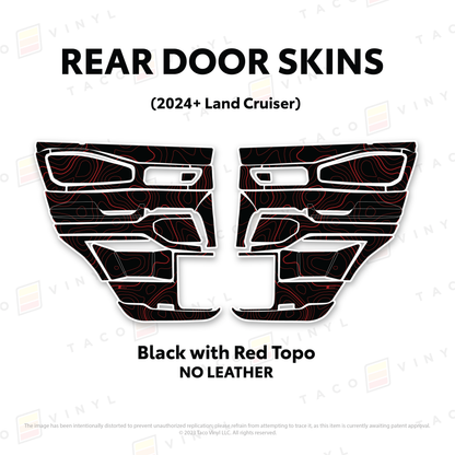 Taco Vinyl Land Cruiser 250 Door Skins | '24+ Land Cruiser