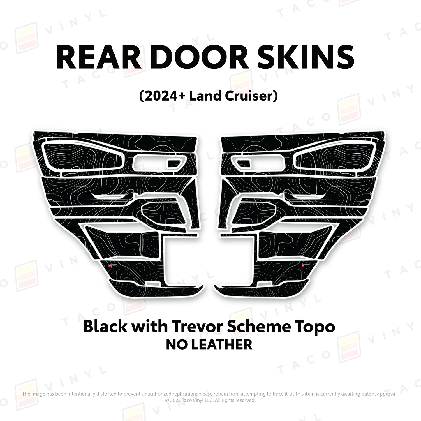 Taco Vinyl Land Cruiser 250 Door Skins | '24+ Land Cruiser