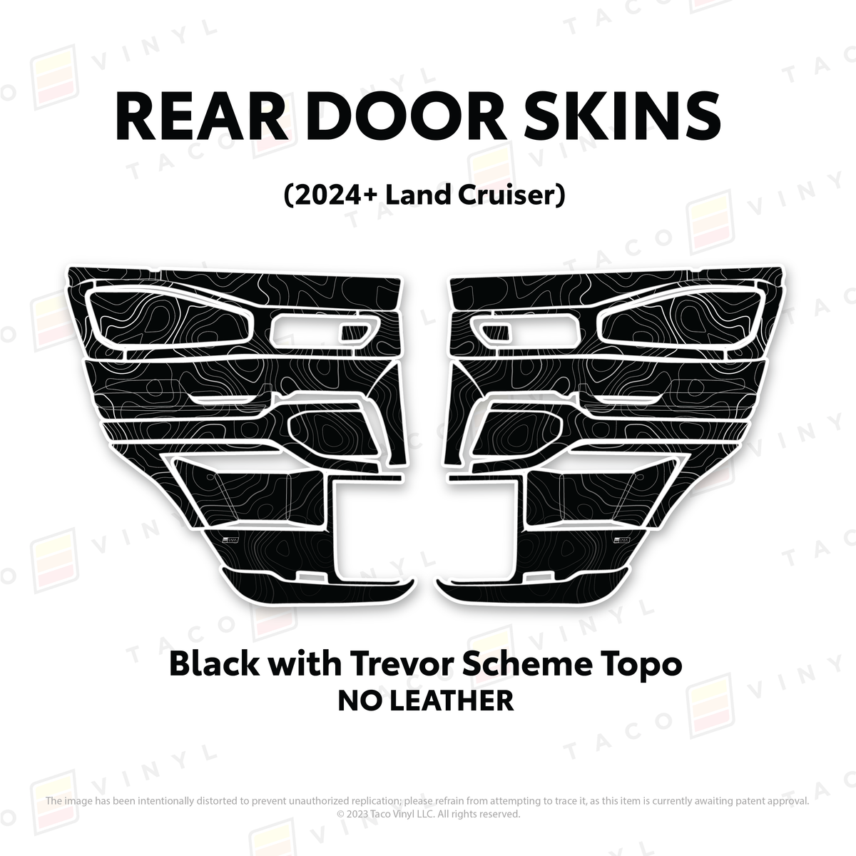 Taco Vinyl Land Cruiser 250 Door Skins | '24+ Land Cruiser