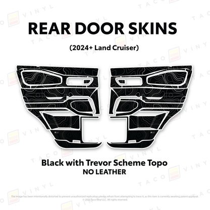 Taco Vinyl Land Cruiser 250 Door Skins | '24+ Land Cruiser