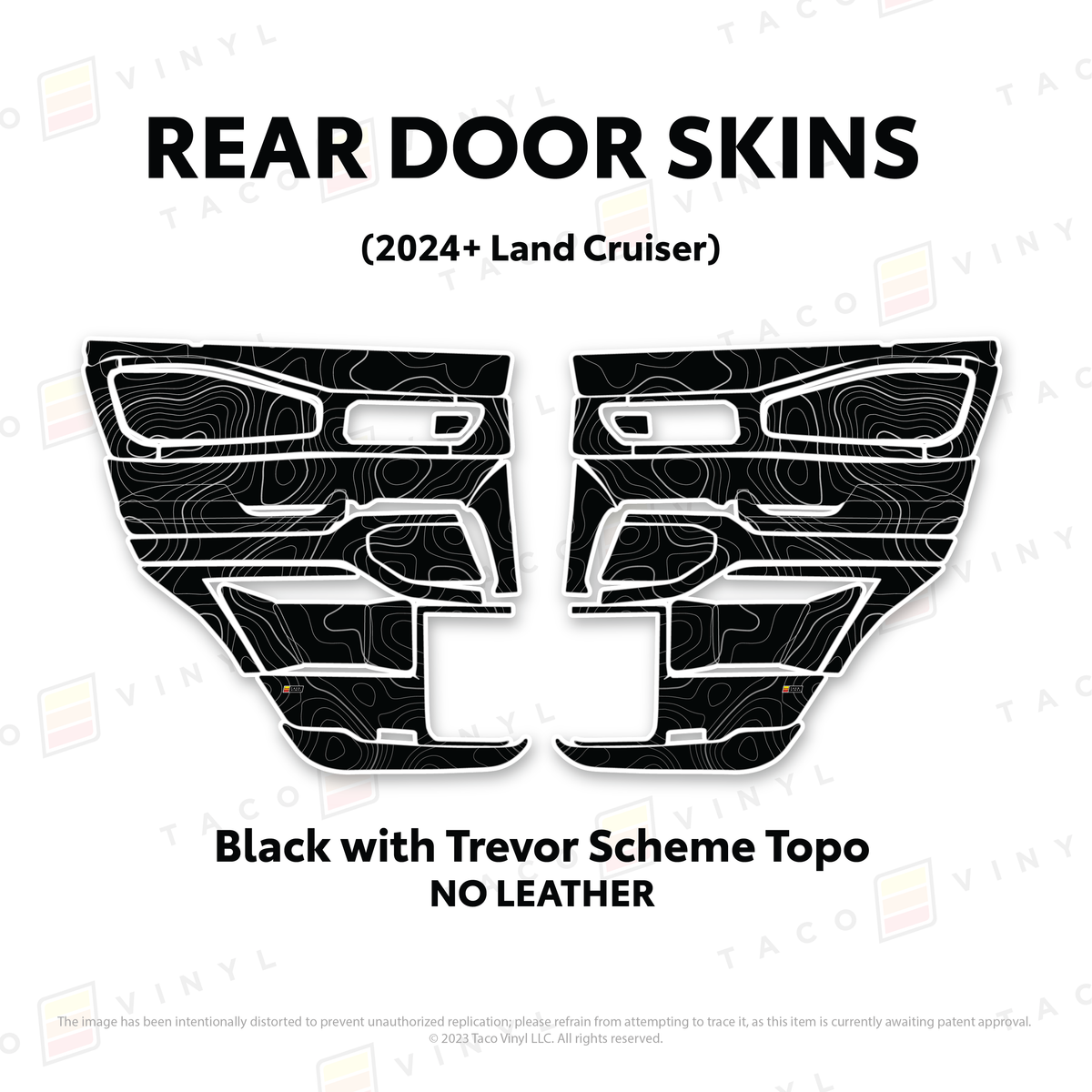 Taco Vinyl Land Cruiser 250 Door Skins | '24+ Land Cruiser