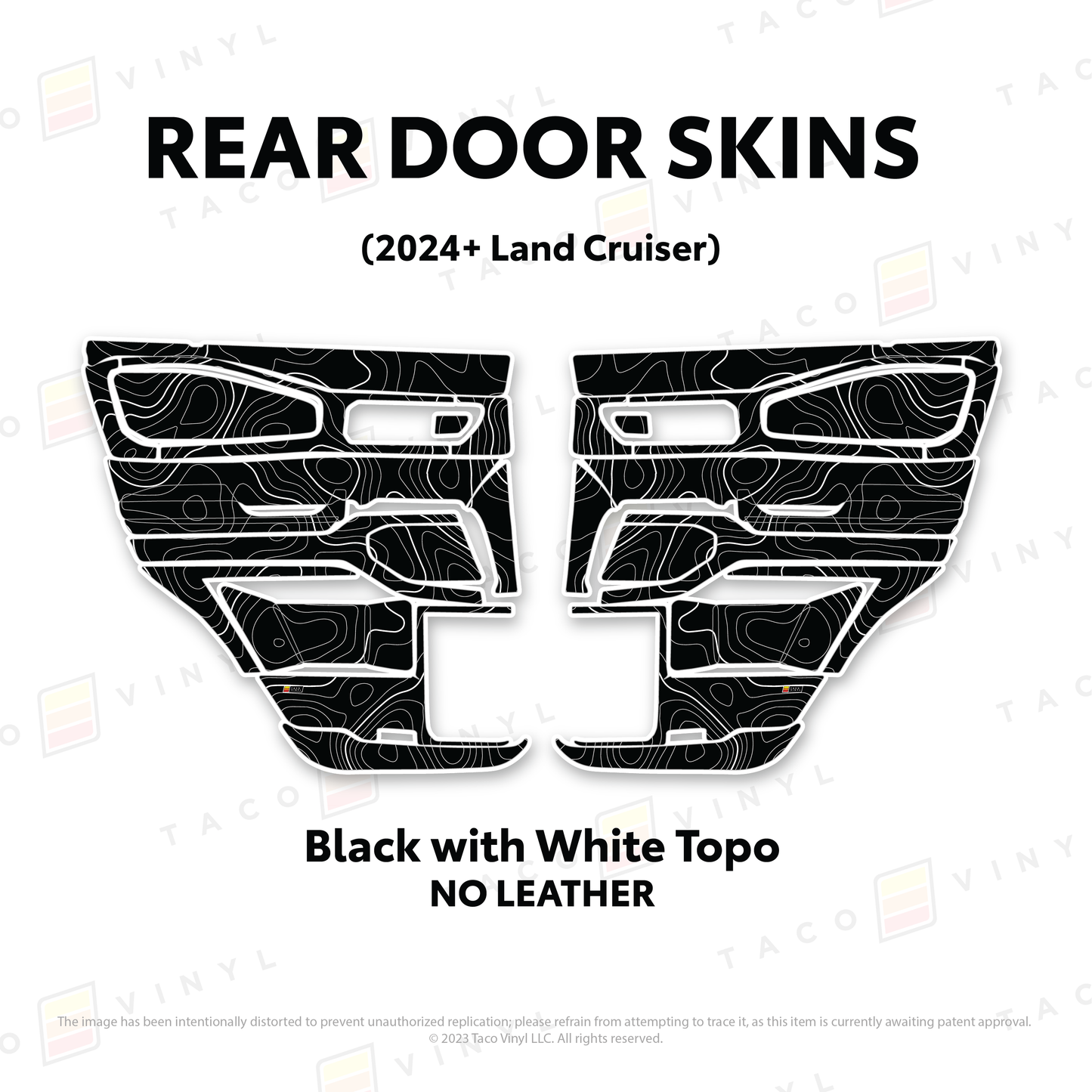 Taco Vinyl Land Cruiser 250 Door Skins | '24+ Land Cruiser
