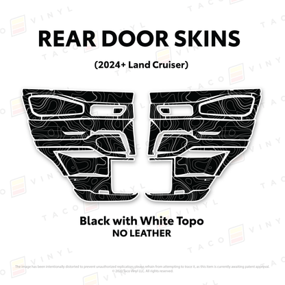 Taco Vinyl Land Cruiser 250 Door Skins | '24+ Land Cruiser