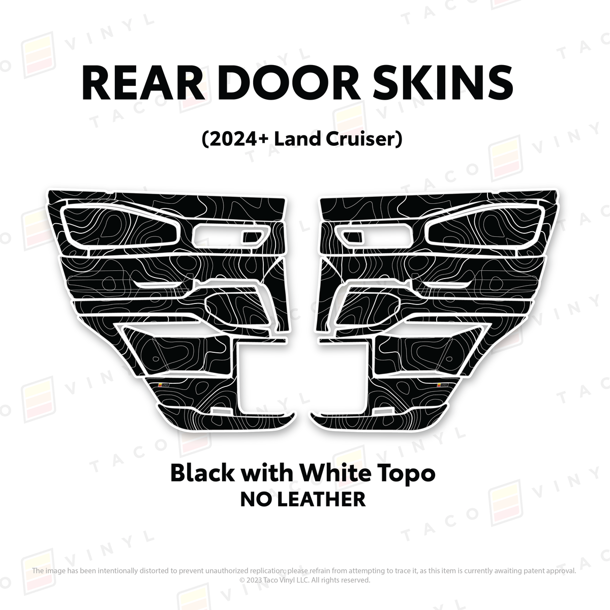 Taco Vinyl Land Cruiser 250 Door Skins | '24+ Land Cruiser