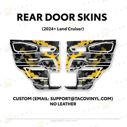 Taco Vinyl Land Cruiser 250 Door Skins | '24+ Land Cruiser