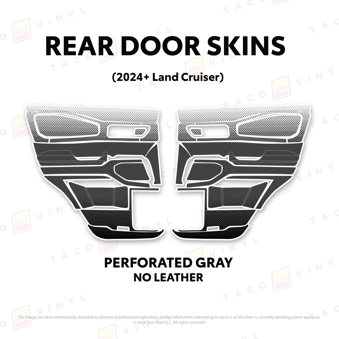 Taco Vinyl Land Cruiser 250 Door Skins | '24+ Land Cruiser