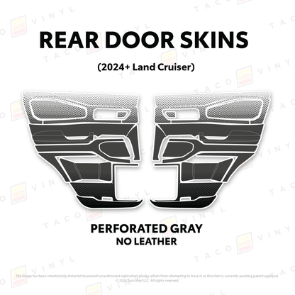 Taco Vinyl Land Cruiser 250 Door Skins | '24+ Land Cruiser