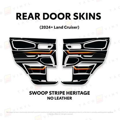 Taco Vinyl Land Cruiser 250 Door Skins | '24+ Land Cruiser