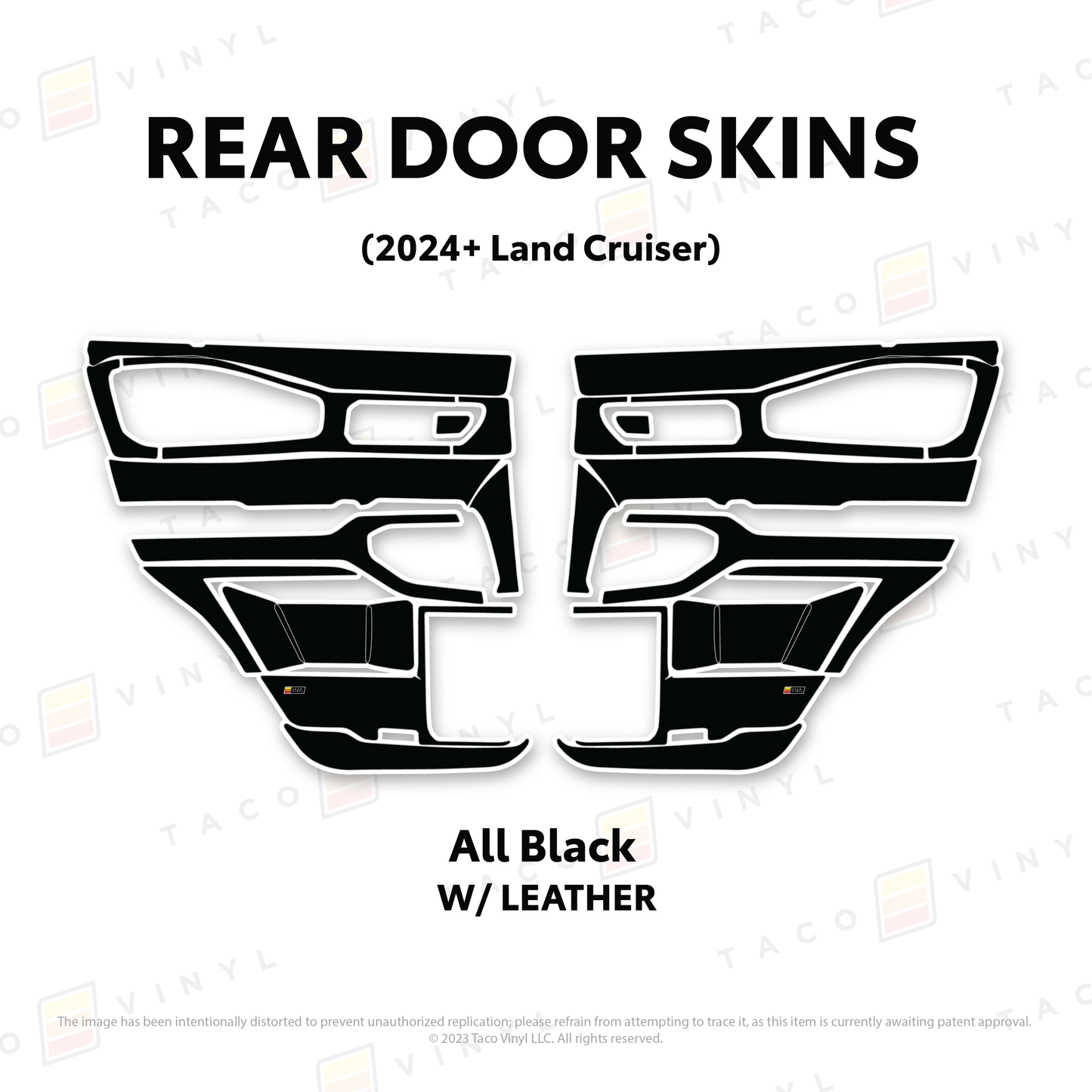 Taco Vinyl Land Cruiser 250 Door Skins | '24+ Land Cruiser