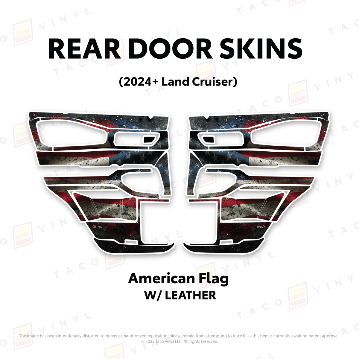 Taco Vinyl Land Cruiser 250 Door Skins | '24+ Land Cruiser