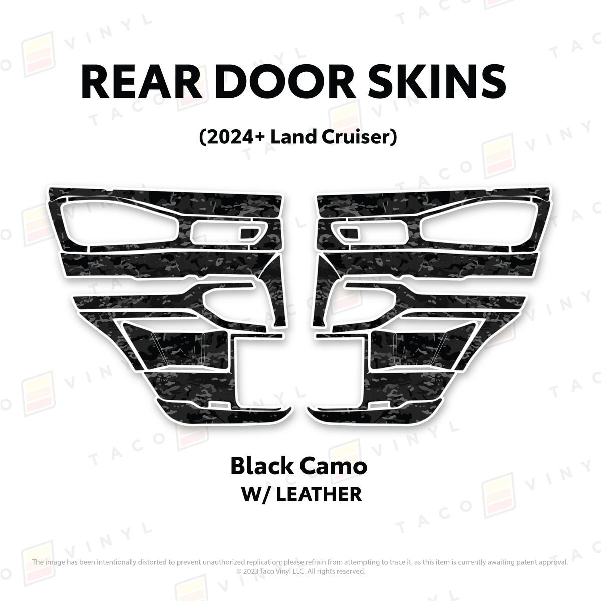 Taco Vinyl Land Cruiser 250 Door Skins | '24+ Land Cruiser