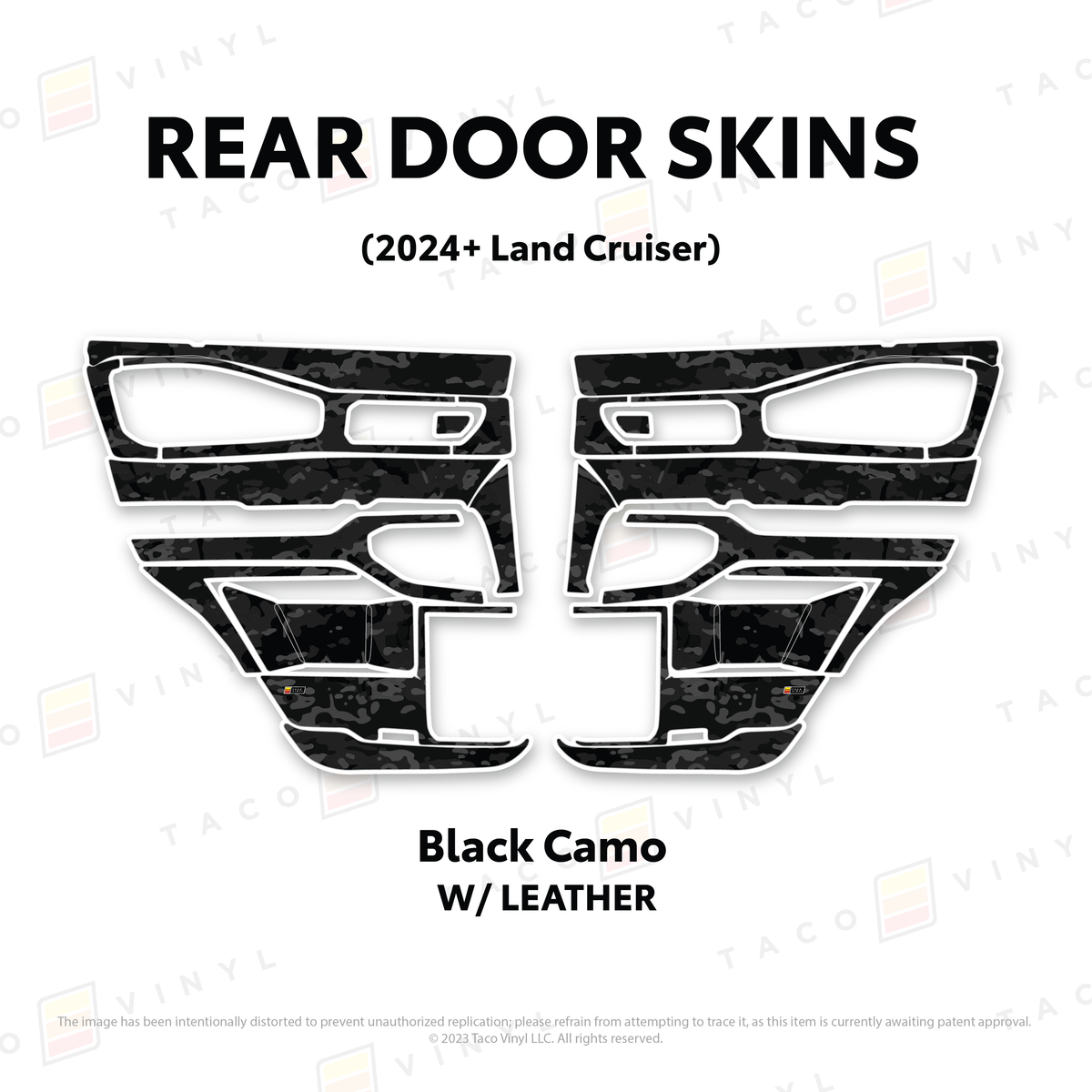 Taco Vinyl Land Cruiser 250 Door Skins | '24+ Land Cruiser