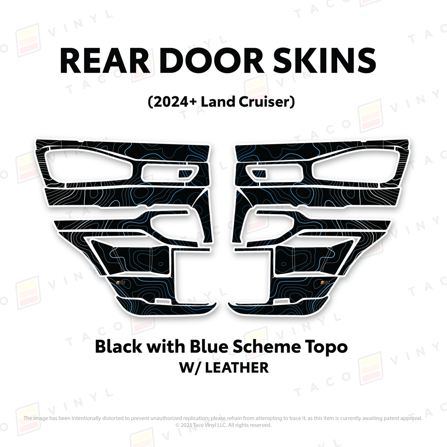 Taco Vinyl Land Cruiser 250 Door Skins | '24+ Land Cruiser