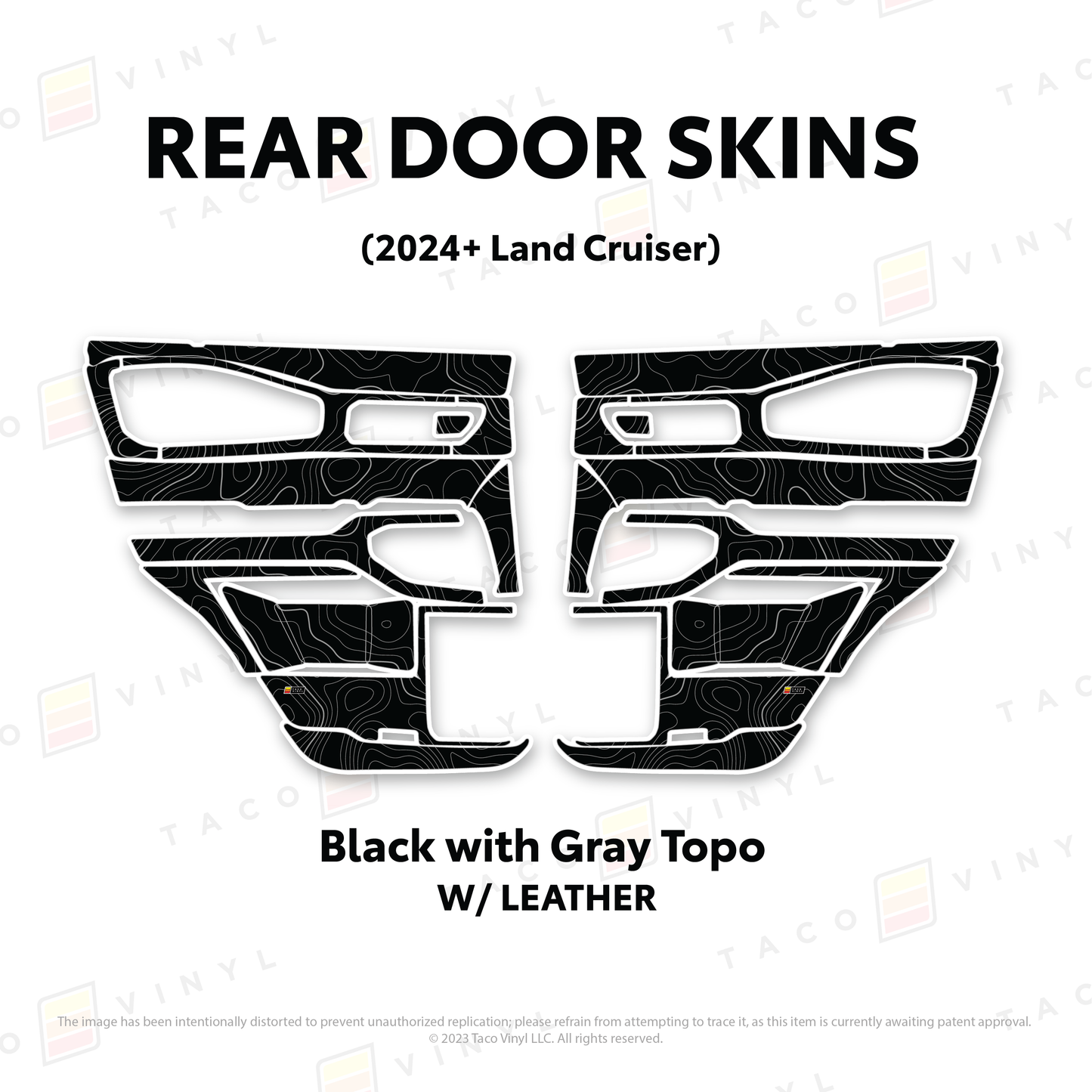 Taco Vinyl Land Cruiser 250 Door Skins | '24+ Land Cruiser
