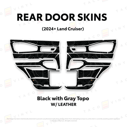 Taco Vinyl Land Cruiser 250 Door Skins | '24+ Land Cruiser