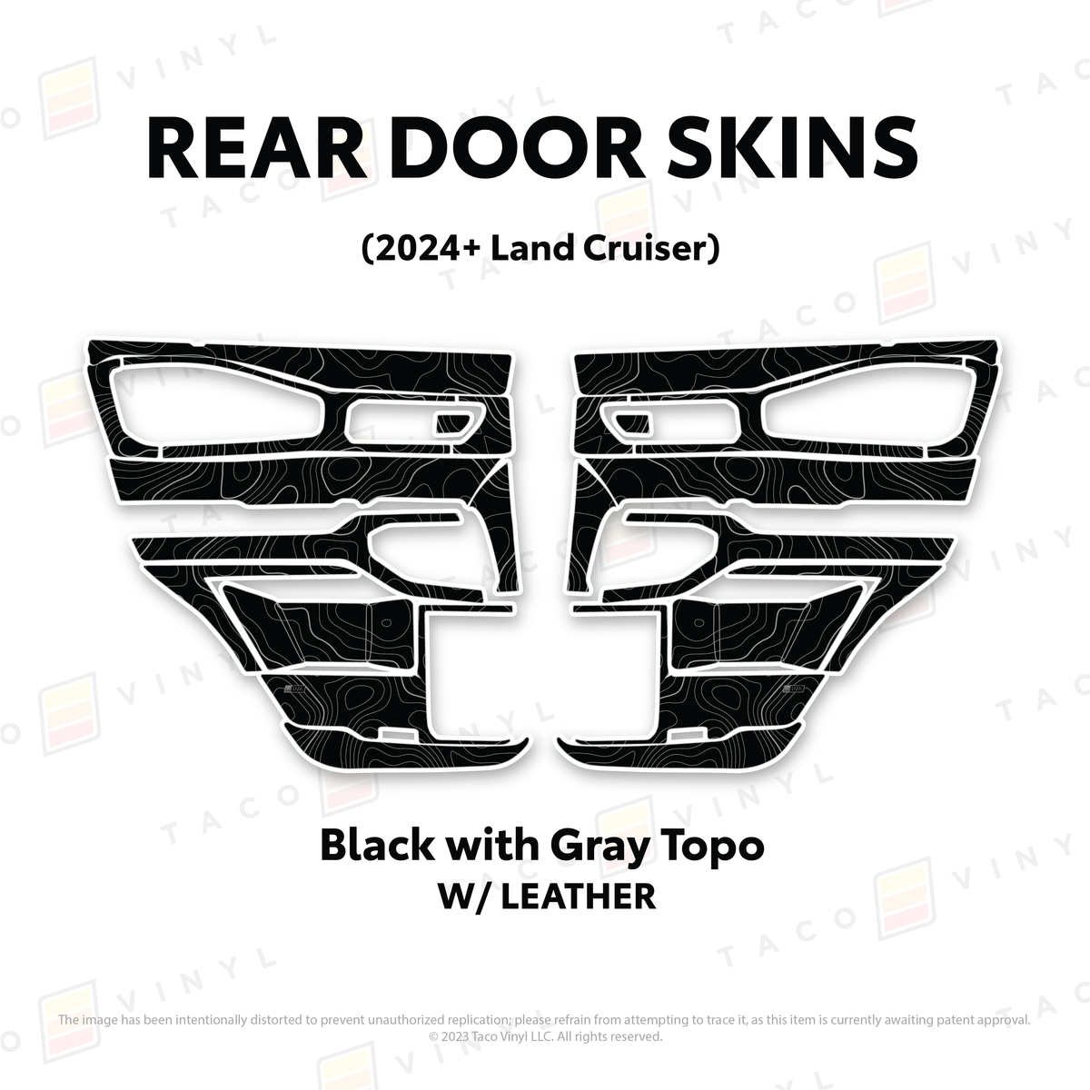 Taco Vinyl Land Cruiser 250 Door Skins | '24+ Land Cruiser
