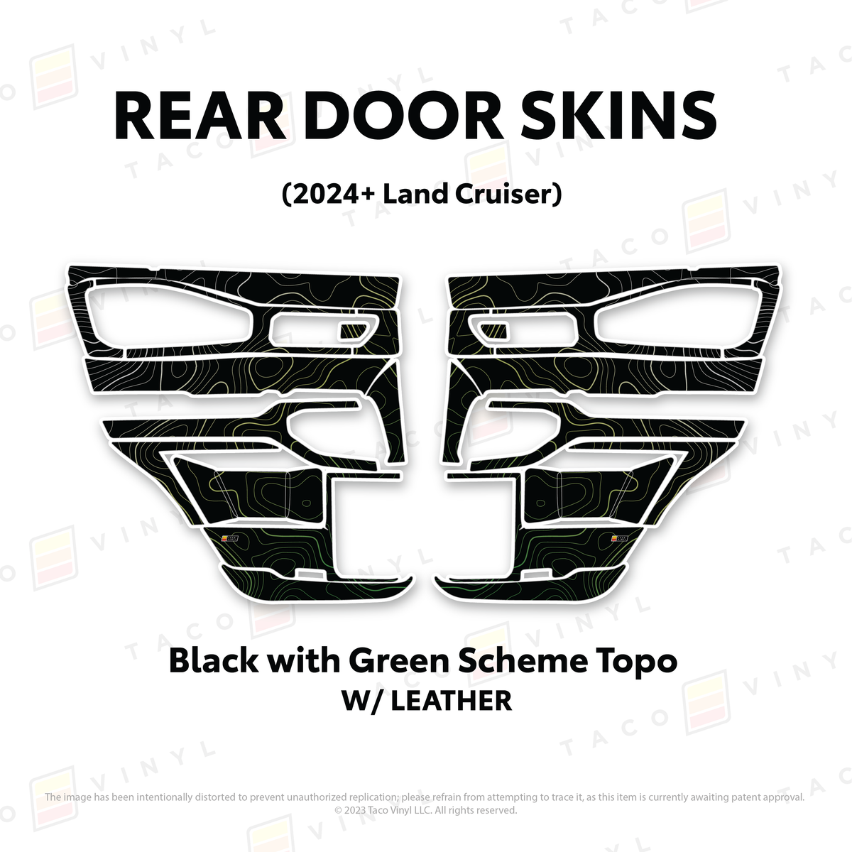 Taco Vinyl Land Cruiser 250 Door Skins | '24+ Land Cruiser
