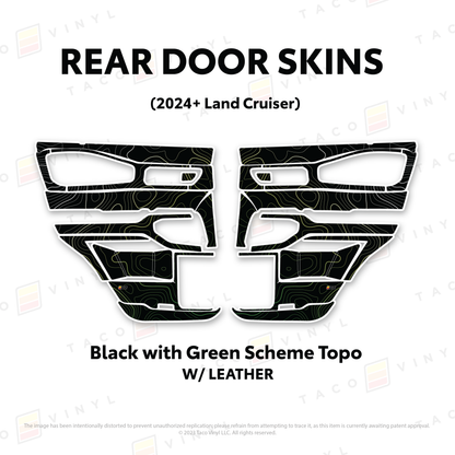 Taco Vinyl Land Cruiser 250 Door Skins | '24+ Land Cruiser