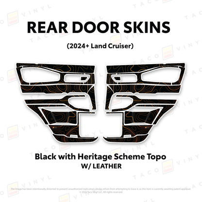 Taco Vinyl Land Cruiser 250 Door Skins | '24+ Land Cruiser