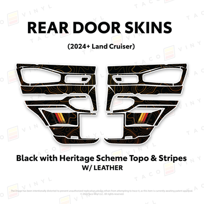 Taco Vinyl Land Cruiser 250 Door Skins | '24+ Land Cruiser