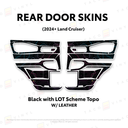 Taco Vinyl Land Cruiser 250 Door Skins | '24+ Land Cruiser