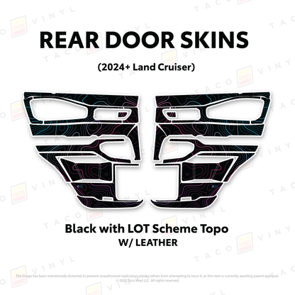 Taco Vinyl Land Cruiser 250 Door Skins | '24+ Land Cruiser