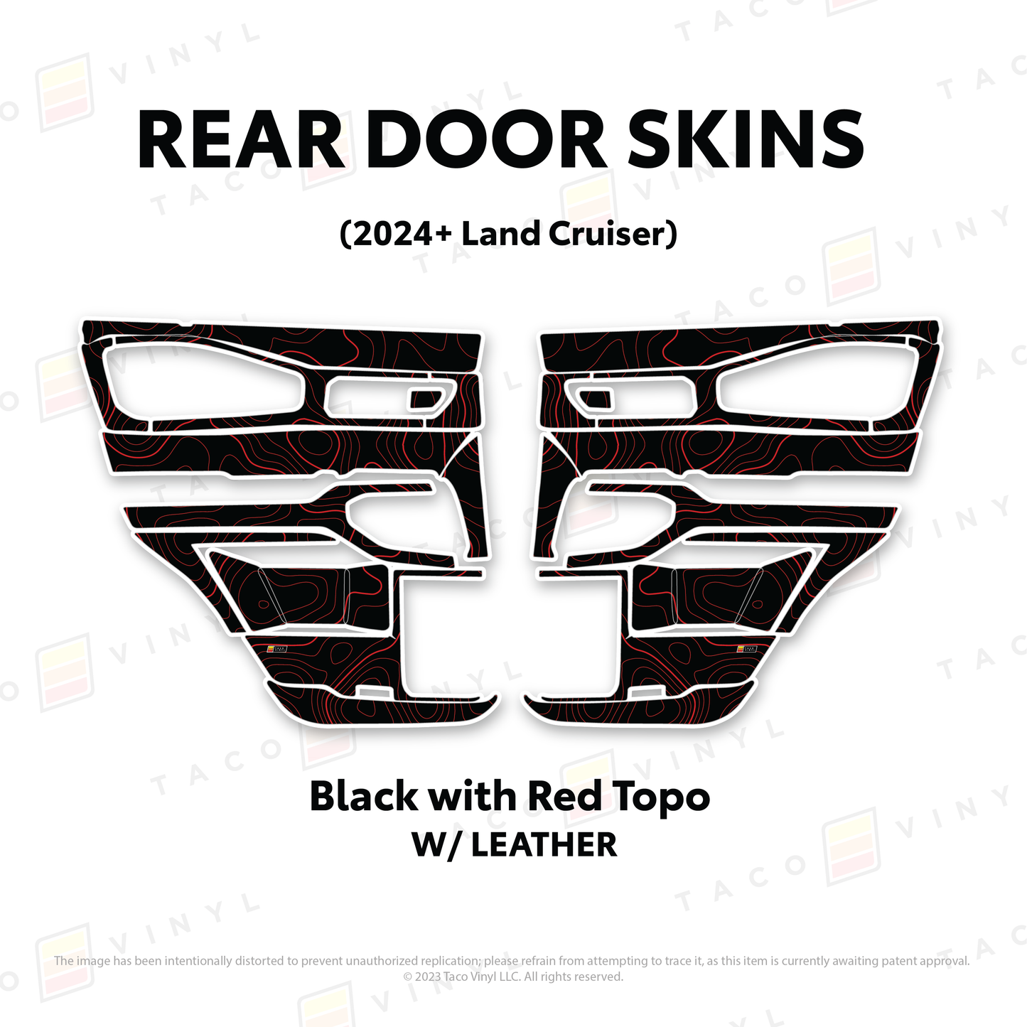 Taco Vinyl Land Cruiser 250 Door Skins | '24+ Land Cruiser