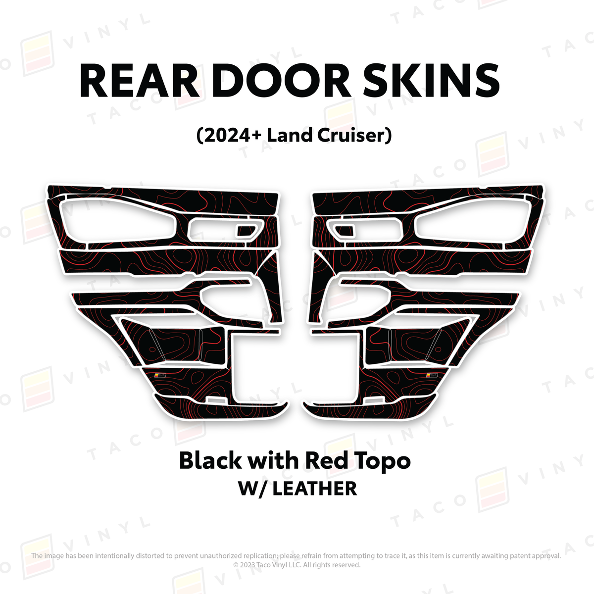Taco Vinyl Land Cruiser 250 Door Skins | '24+ Land Cruiser