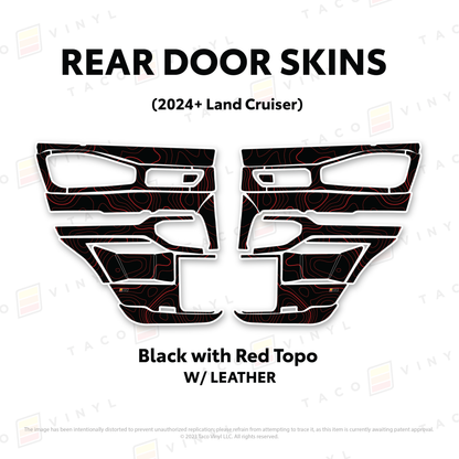 Taco Vinyl Land Cruiser 250 Door Skins | '24+ Land Cruiser
