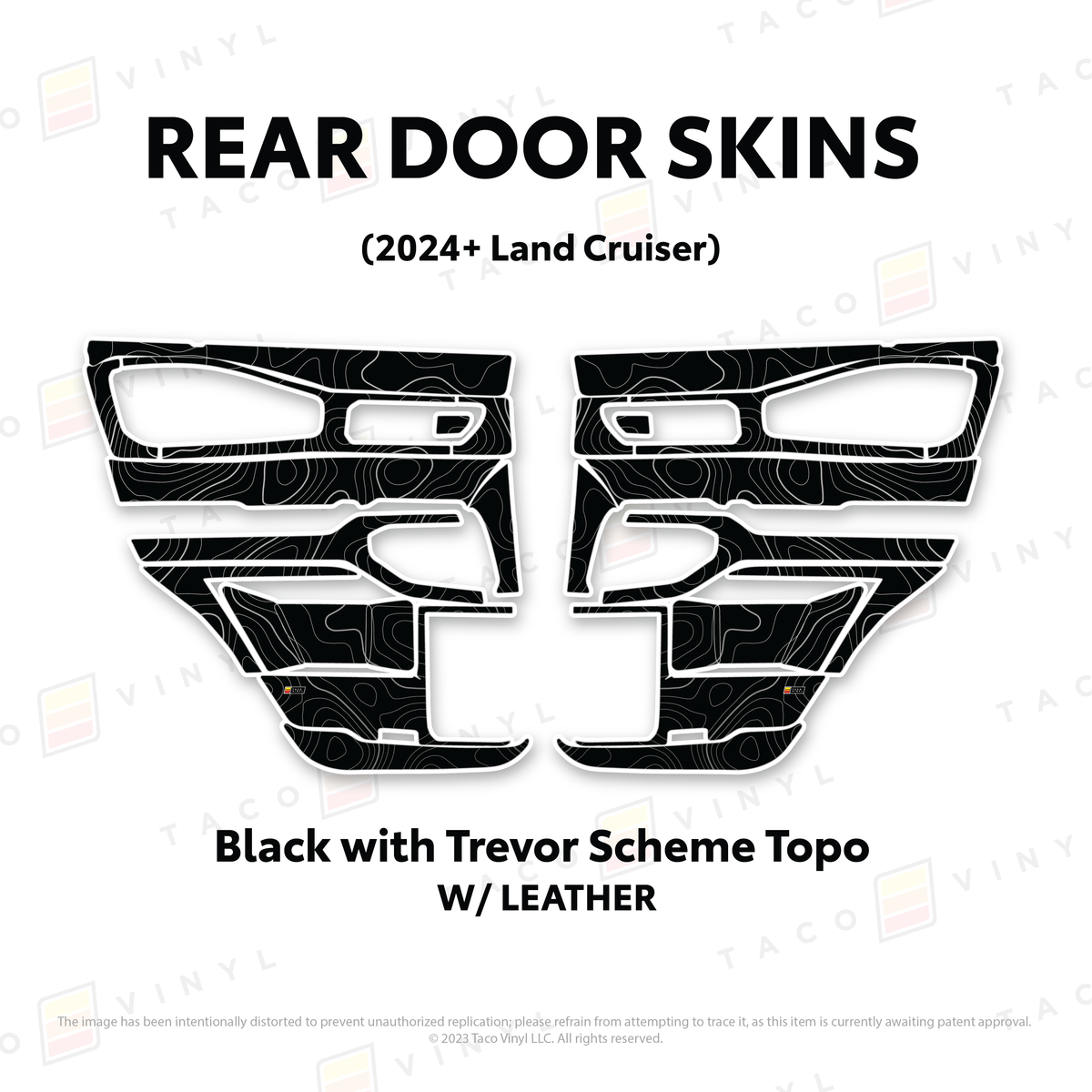 Taco Vinyl Land Cruiser 250 Door Skins | '24+ Land Cruiser