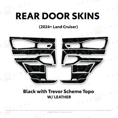 Taco Vinyl Land Cruiser 250 Door Skins | '24+ Land Cruiser