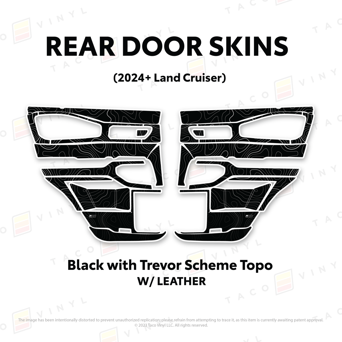 Taco Vinyl Land Cruiser 250 Door Skins | '24+ Land Cruiser