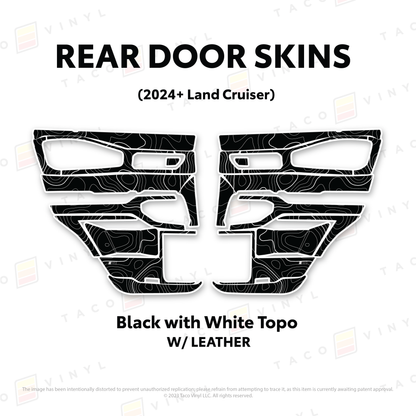 Taco Vinyl Land Cruiser 250 Door Skins | '24+ Land Cruiser