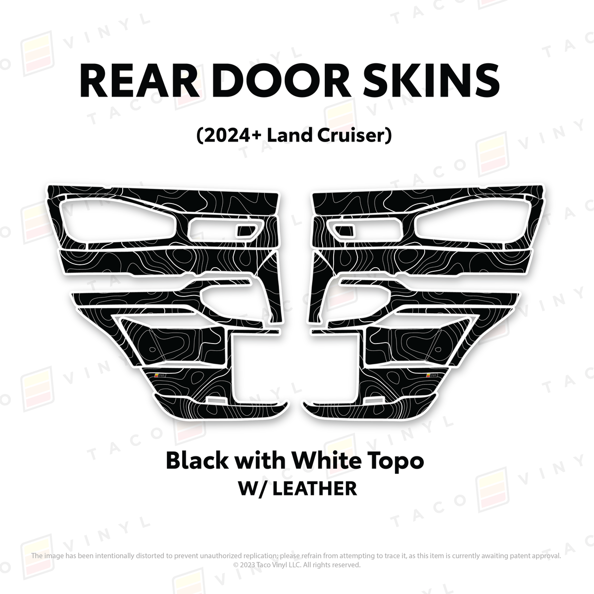 Taco Vinyl Land Cruiser 250 Door Skins | '24+ Land Cruiser