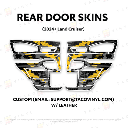Taco Vinyl Land Cruiser 250 Door Skins | '24+ Land Cruiser