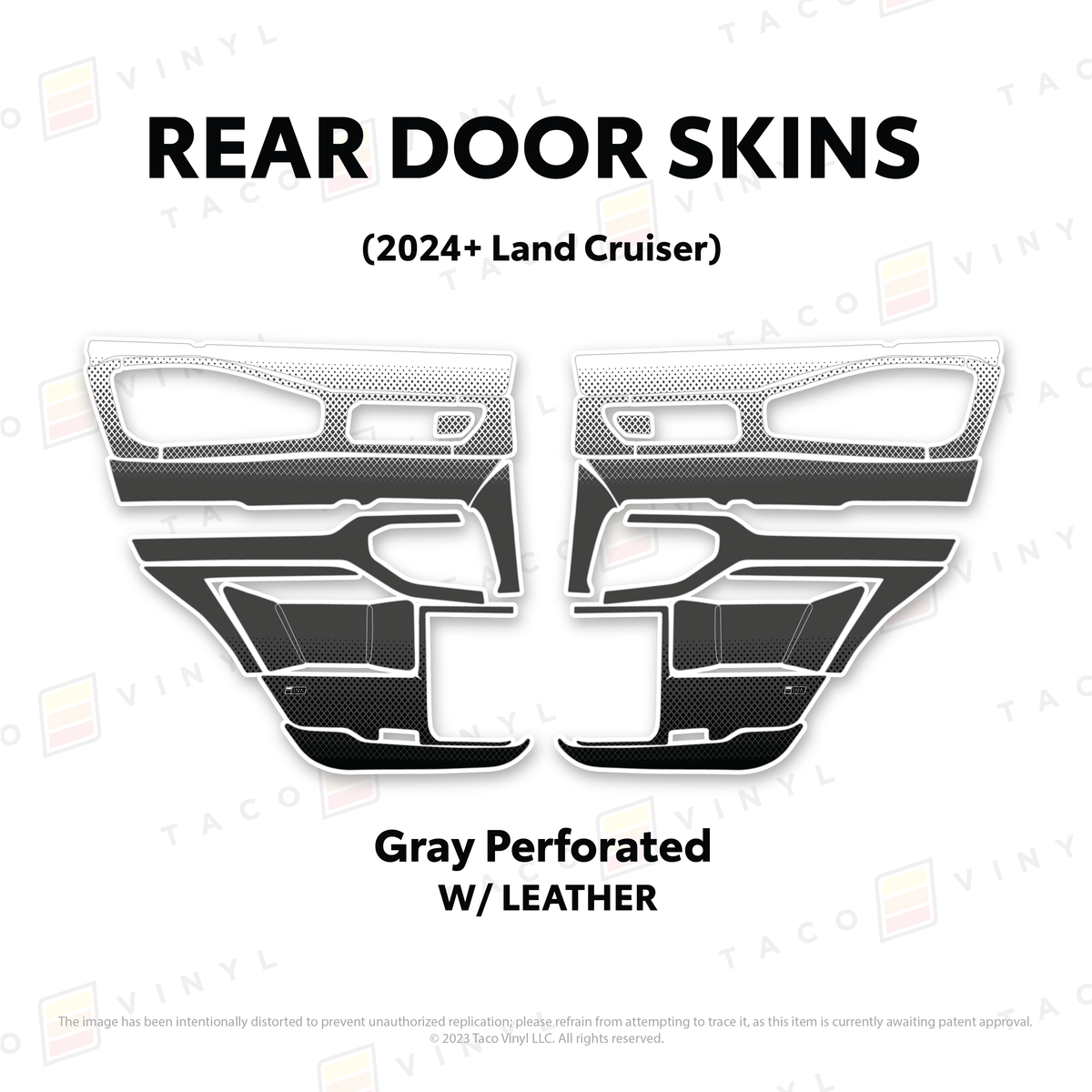 Taco Vinyl Land Cruiser 250 Door Skins | '24+ Land Cruiser
