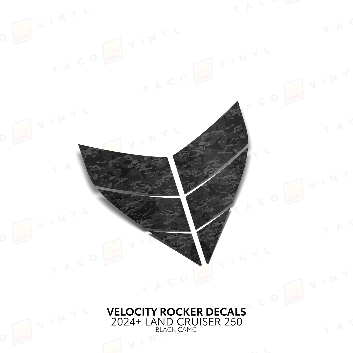 Taco Vinyl Land Cruiser 250 Velocity Lower Rocker Decals | '24+ Land Cruiser