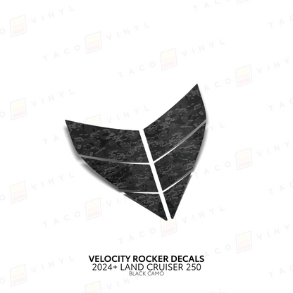 Taco Vinyl Land Cruiser 250 Velocity Lower Rocker Decals | '24+ Land Cruiser