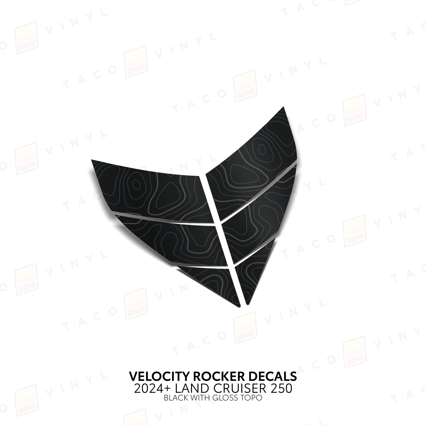 Taco Vinyl Land Cruiser 250 Velocity Lower Rocker Decals | '24+ Land Cruiser